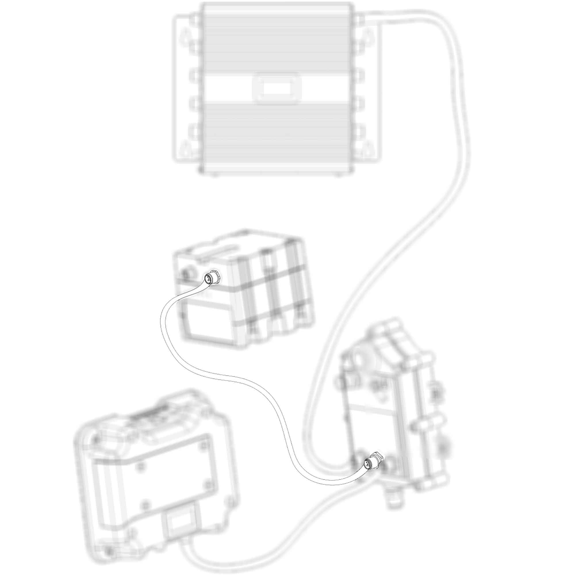 15V782 - Cable, Male B - PURspray