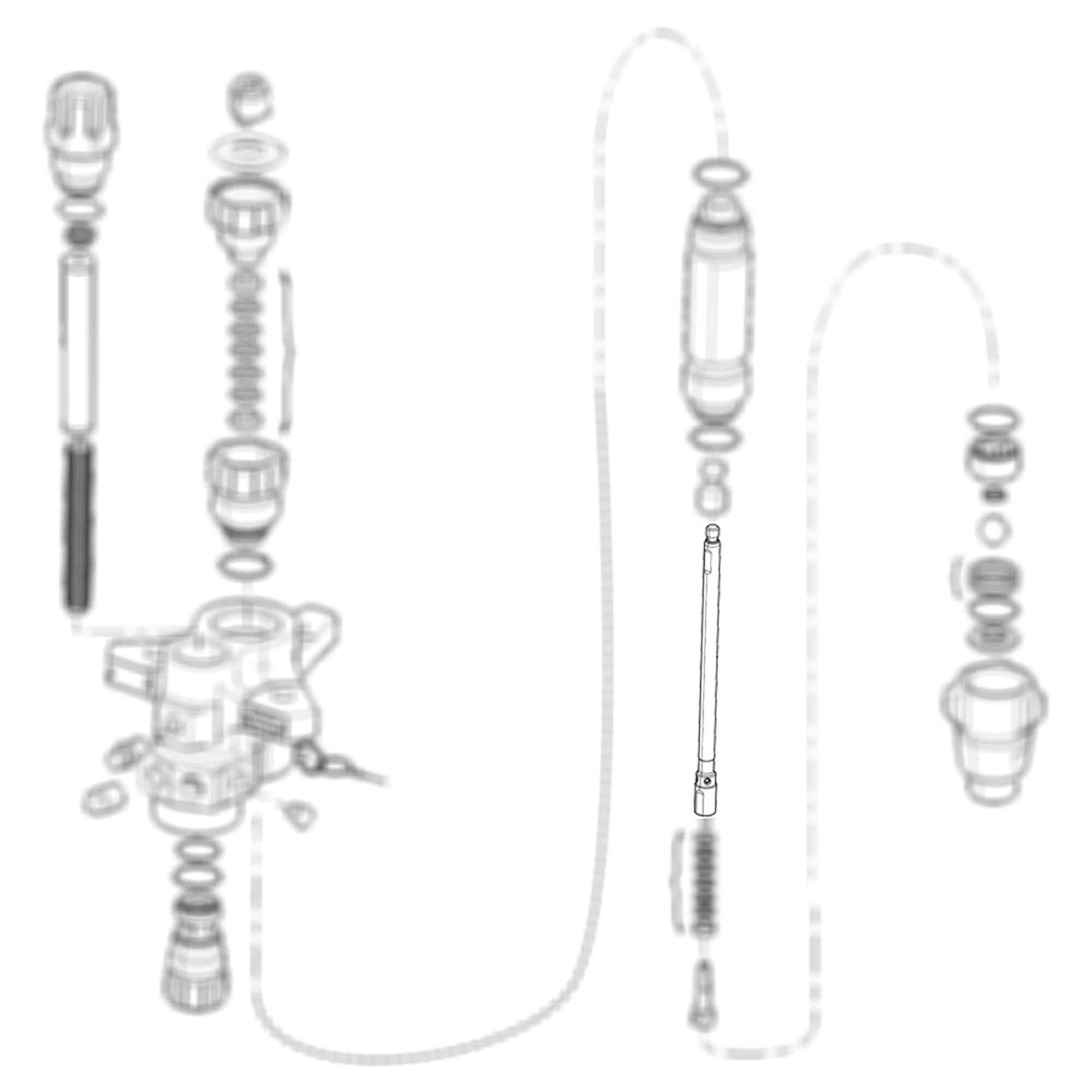 16D458 - Displacement Rod (36cc) - PURspray